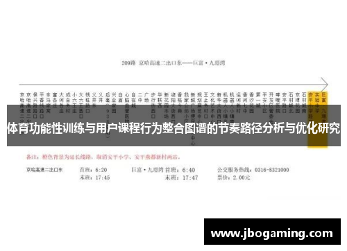 体育功能性训练与用户课程行为整合图谱的节奏路径分析与优化研究